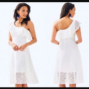 Lily Pulitzer dress one shoulder (size 8)
